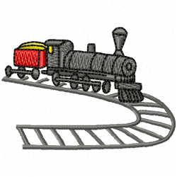 Trains Embroidery Design 10 Trains Embroidery Design 10